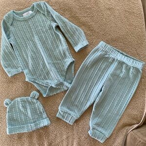 Wander Soft Blue Baby Outfit